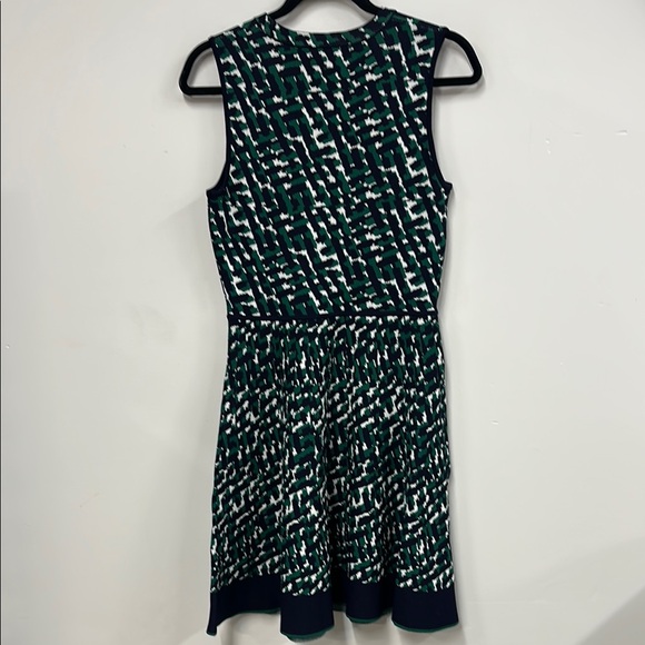 Eliza J green navy and White Fit and Flare Mini Dress M - Picture 5 of 6